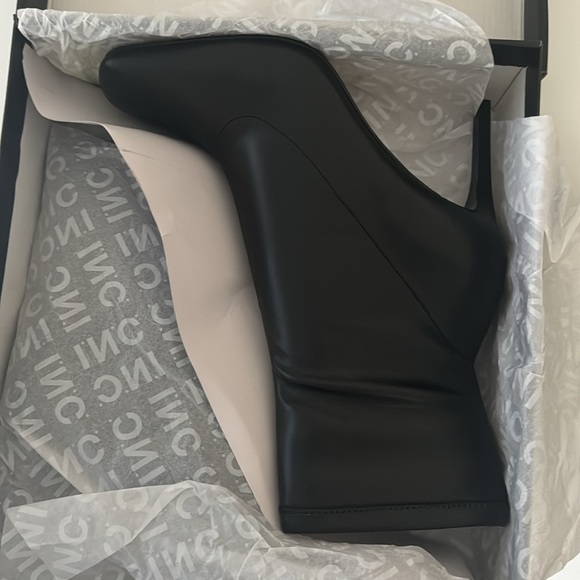 INC Womens Vidalia Faux Leather Square Toe Ankle Boots size 11, NWB - Picture 5 of 9